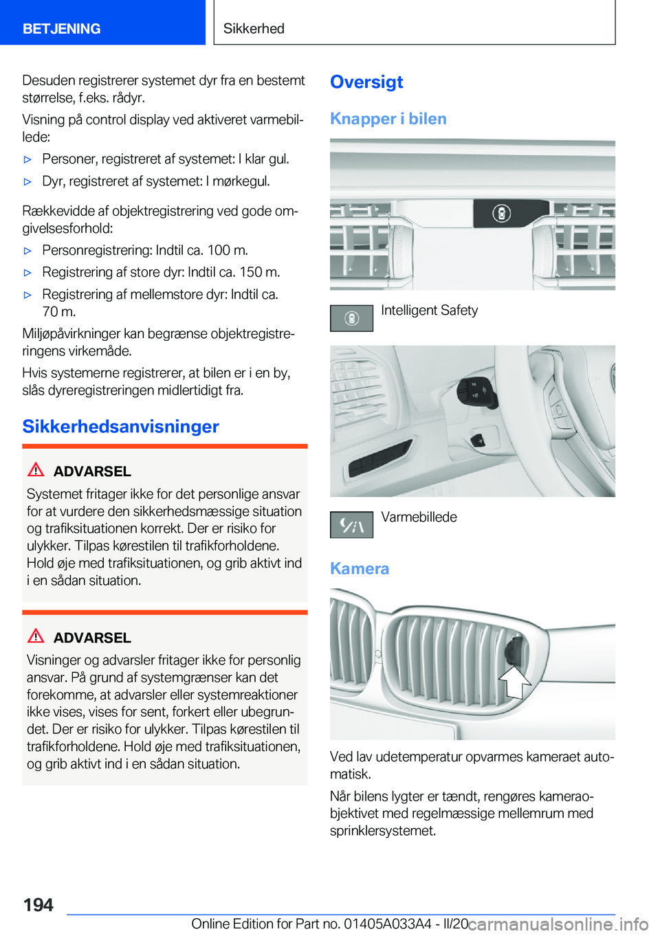 BMW M8 GRAN COUPE 2020  InstruktionsbØger (in Danish) �D�e�s�u�d�e�n��r�e�g�i�s�t�r�e�r�e�r��s�y�s�t�e�m�e�t��d�y�r��f�r�a��e�n��b�e�s�t�e�m�t�s�t�