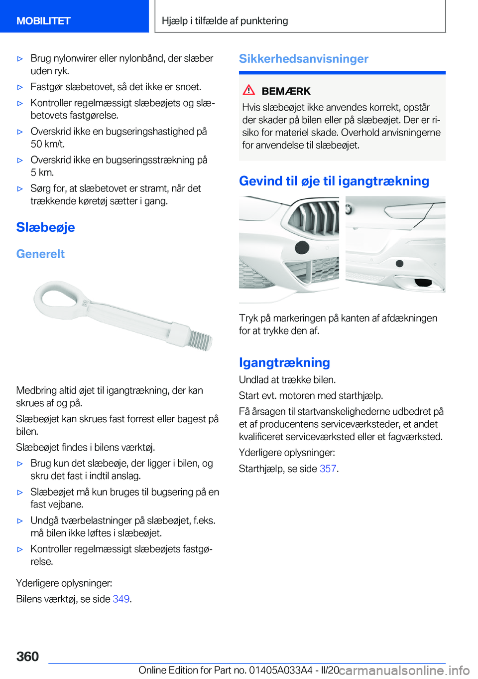 BMW M8 GRAN COUPE 2020  InstruktionsbØger (in Danish) 'x�B�r�u�g��n�y�l�o�n�w�i�r�e�r��e�l�l�e�r��n�y�l�o�n�b�å�n�d�,��d�e�r��s�l�æ�b�e�r
�u�d�e�n��r�y�k�.'x�F�a�s�t�g�