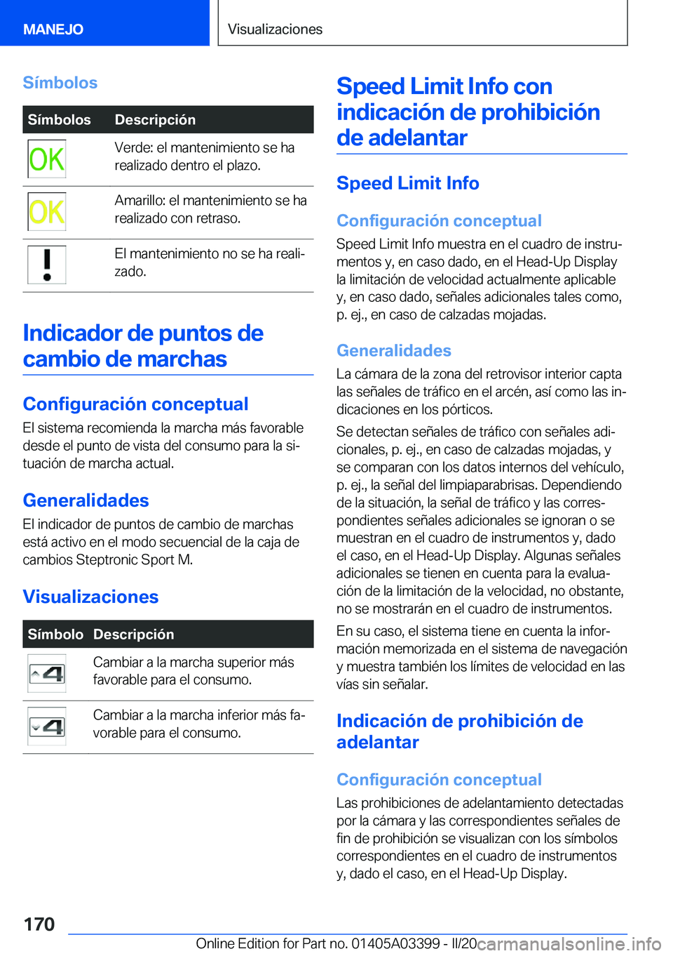 BMW M8 GRAN COUPE 2020  Manuales de Empleo (in Spanish) �S�