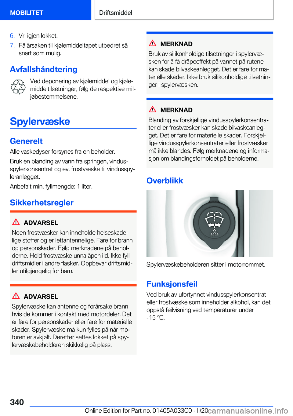 BMW M8 GRAN COUPE 2020  InstruksjonsbØker (in Norwegian) �6�.�V�r�i��i�g�j�e�n��l�o�k�k�e�t�.�7�.�F�å��å�r�s�a�k�e�n��t�i�l��k�j�