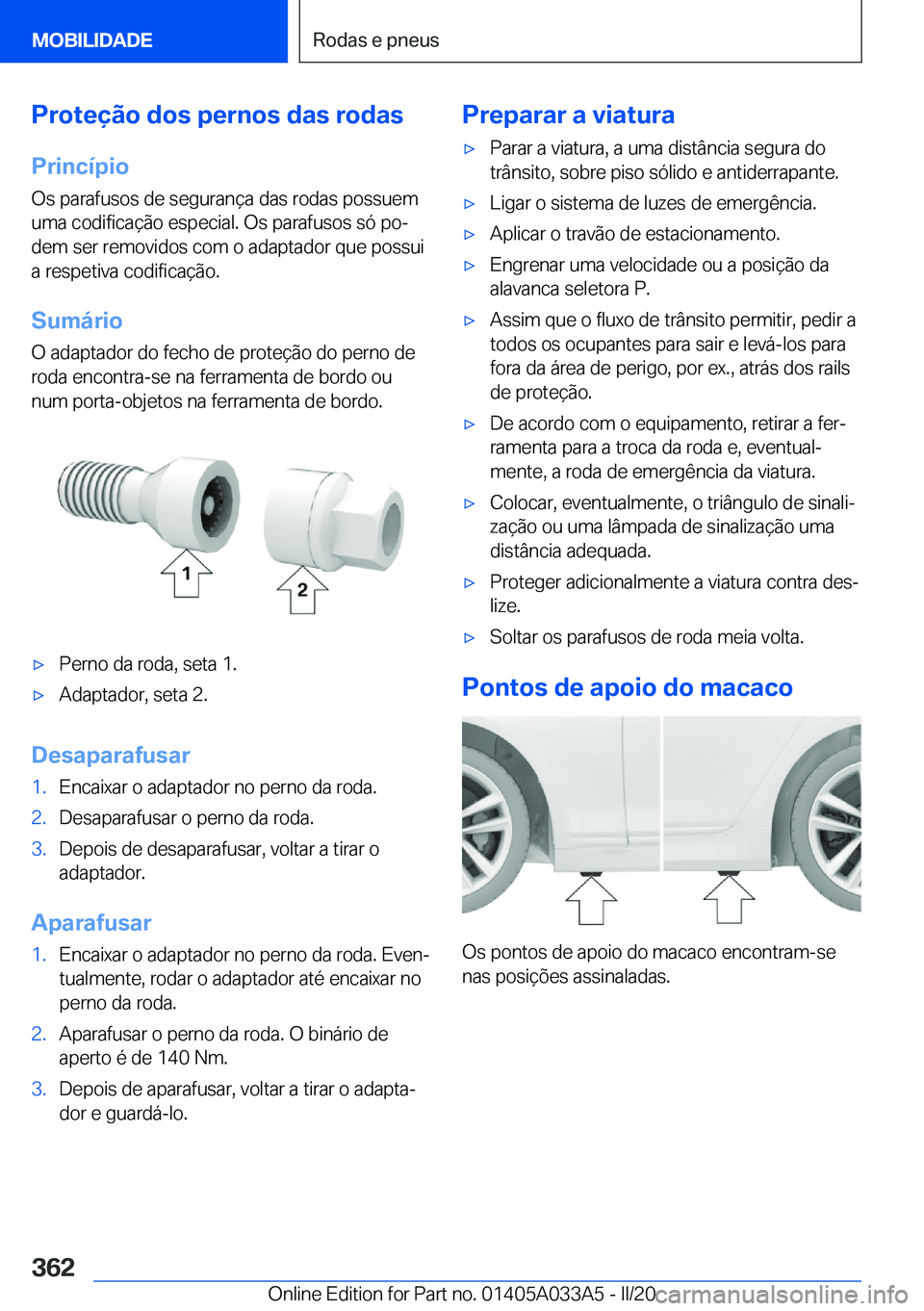 BMW M8 GRAN COUPE 2020  Manual do condutor (in Portuguese) �P�r�o�t�e�
