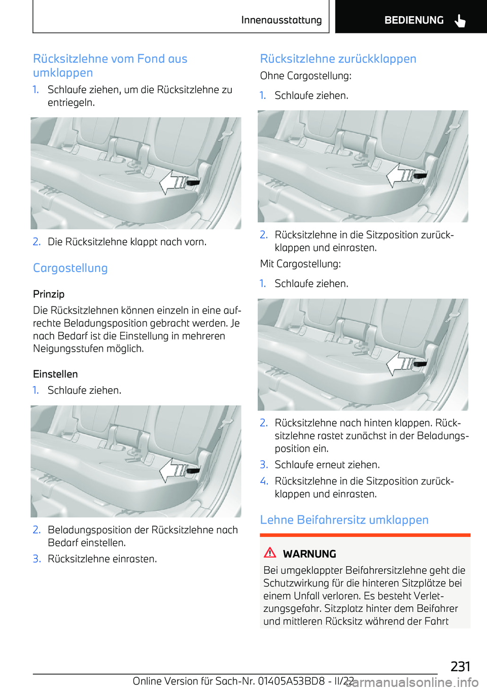 BMW X1 2022  Betriebsanleitungen (in German) R