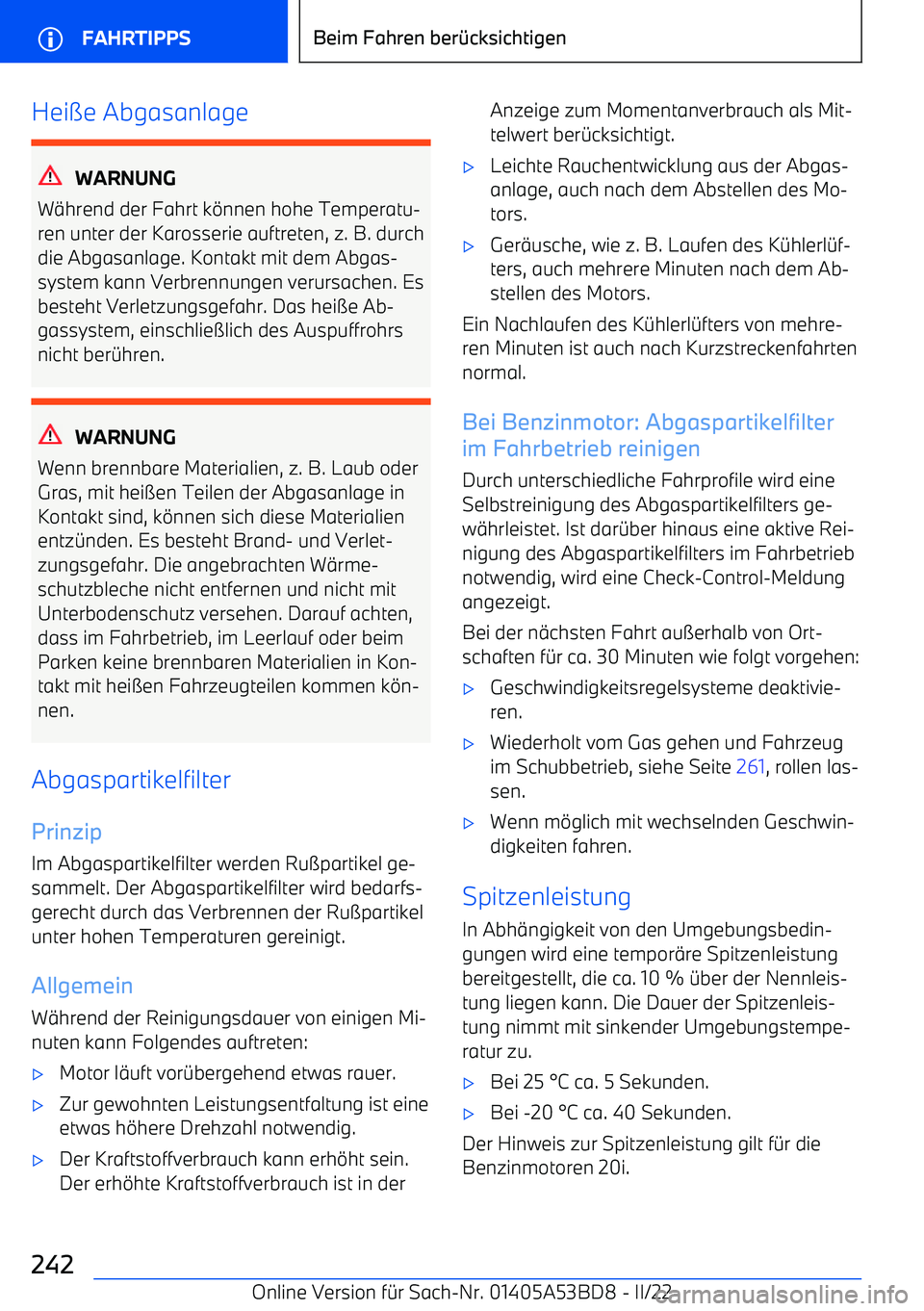 BMW X1 2022  Betriebsanleitungen (in German) Hei