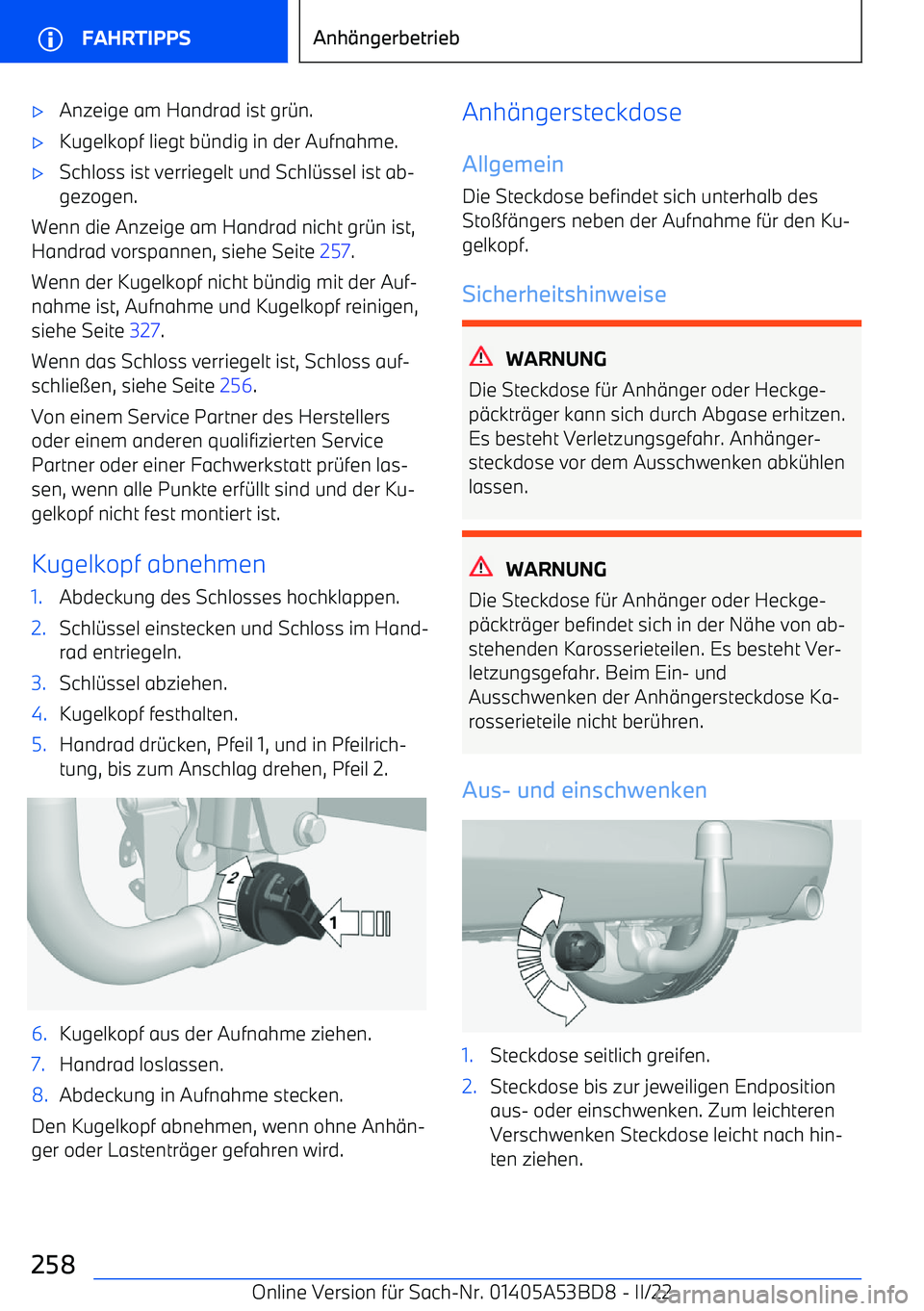 BMW X1 2022  Betriebsanleitungen (in German) 