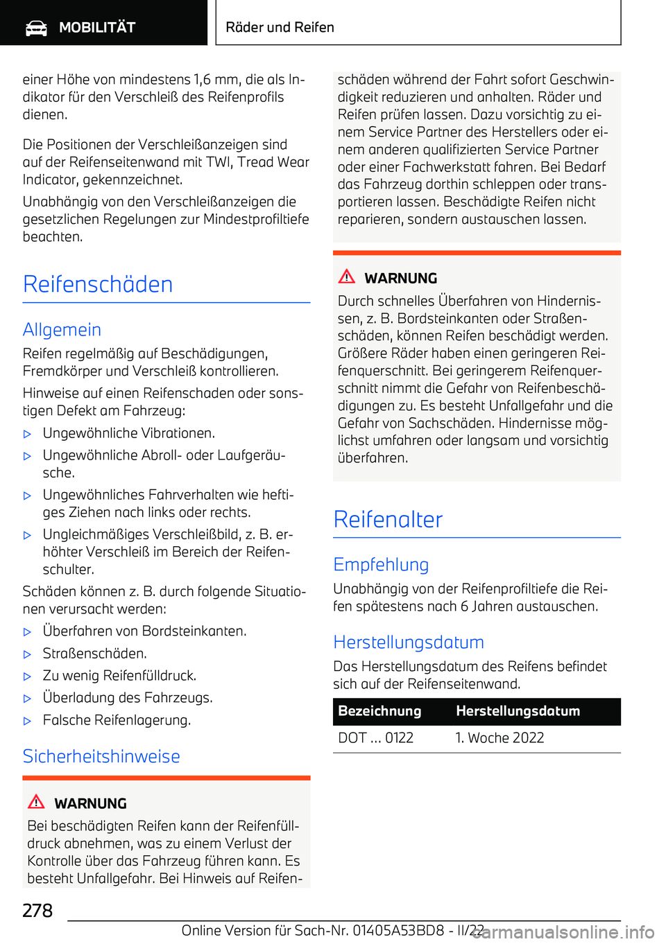 BMW X1 2022  Betriebsanleitungen (in German) einer H