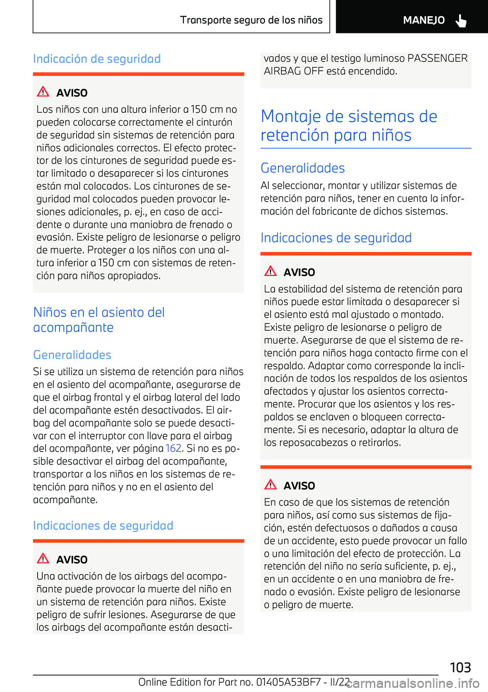 BMW X1 2022  Manuales de Empleo (in Spanish) Indicaci