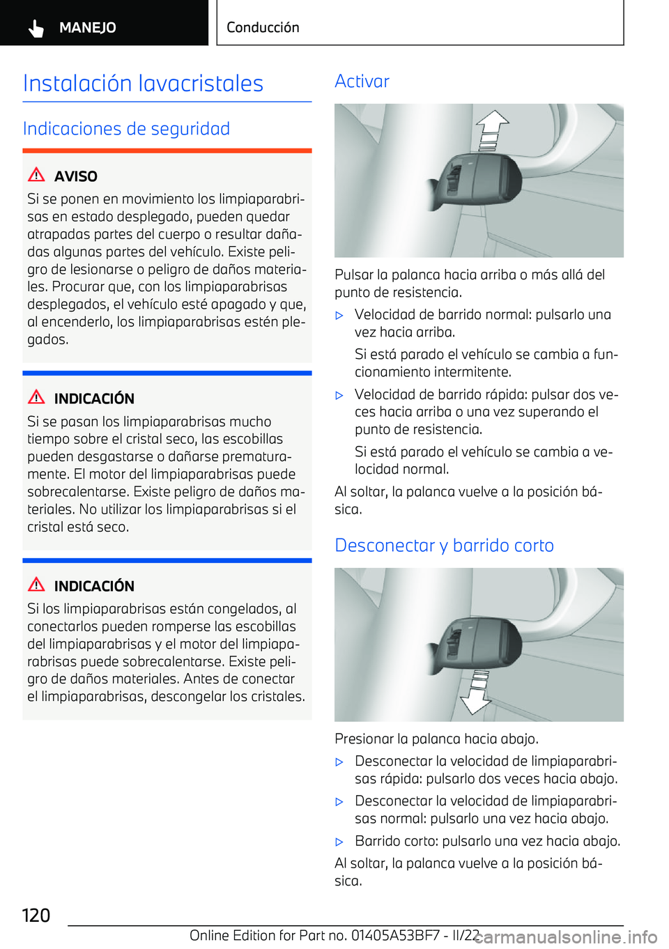BMW X1 2022  Manuales de Empleo (in Spanish) Instalaci