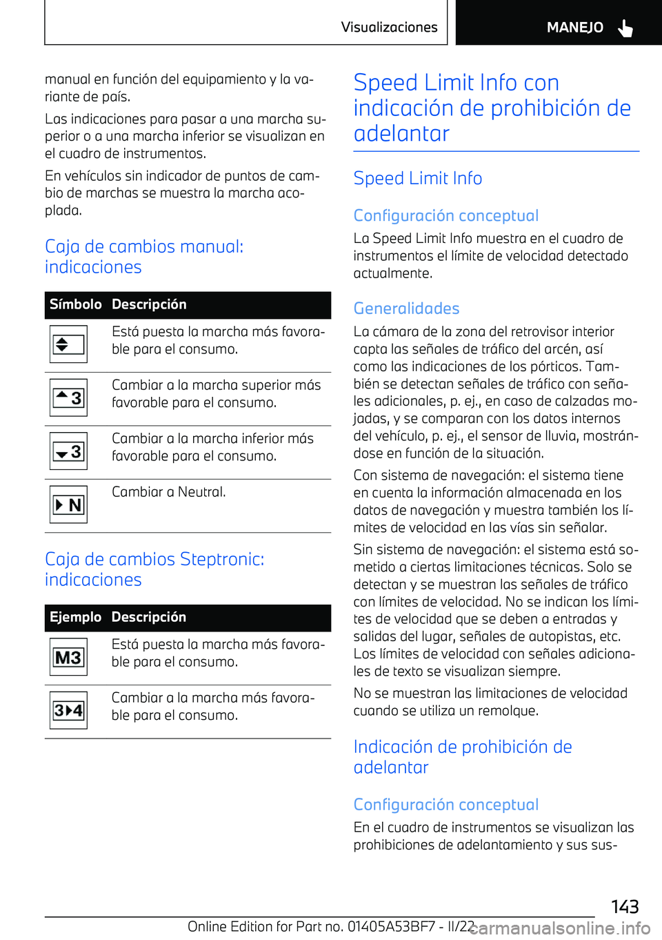 BMW X1 2022  Manuales de Empleo (in Spanish) manual en funci