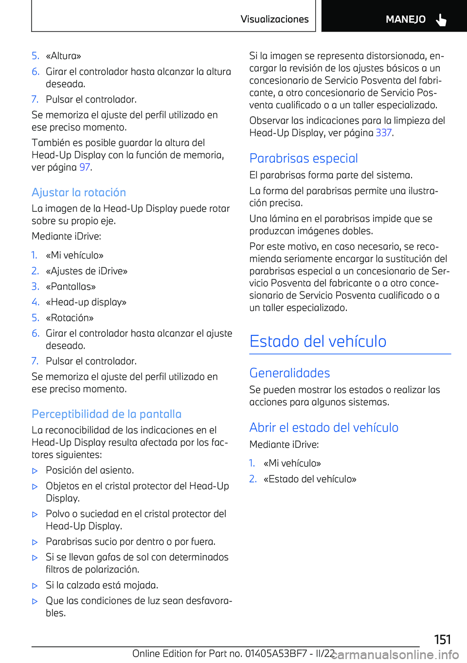 BMW X1 2022  Manuales de Empleo (in Spanish) 5.