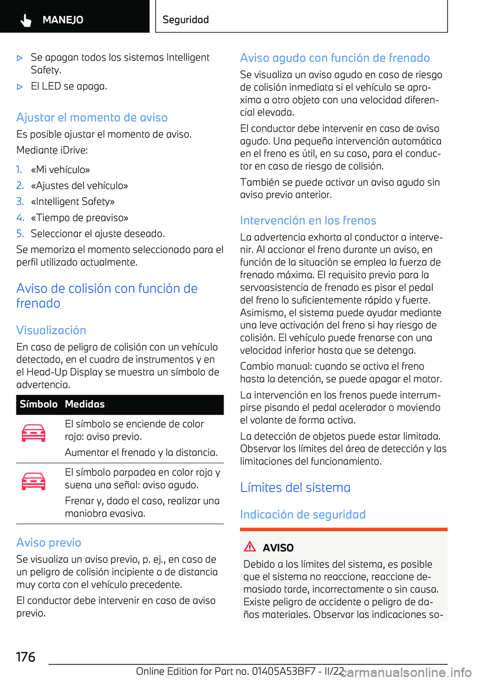 BMW X1 2022  Manuales de Empleo (in Spanish) 
