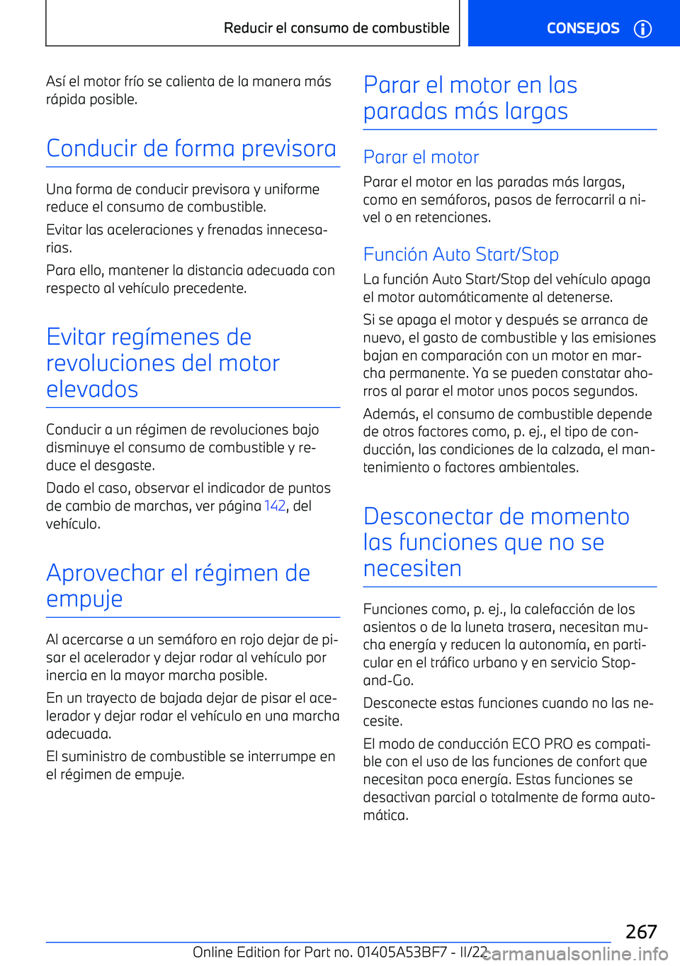 BMW X1 2022  Manuales de Empleo (in Spanish) As