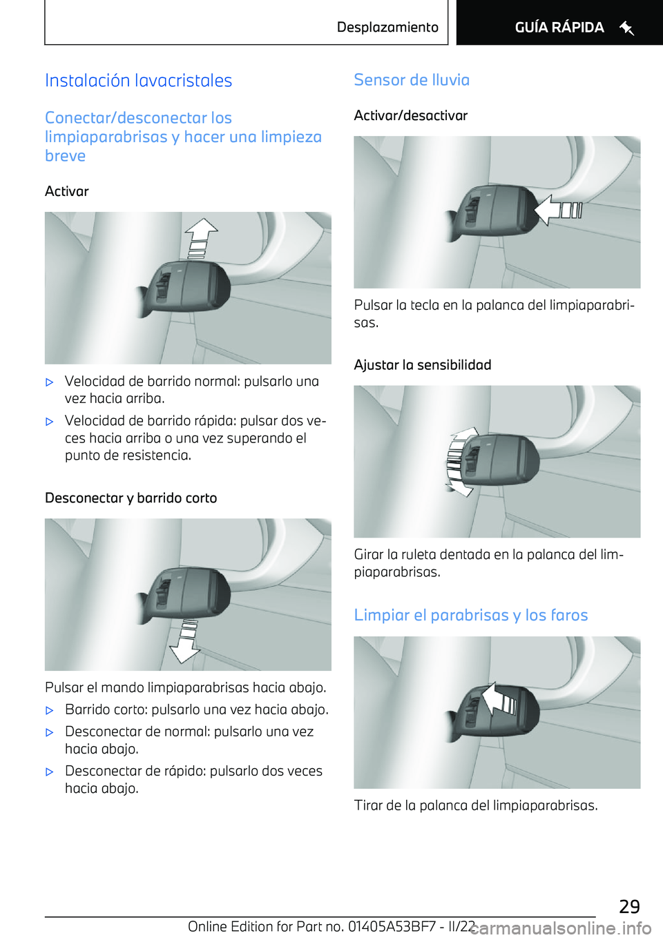 BMW X1 2022  Manuales de Empleo (in Spanish) Instalaci