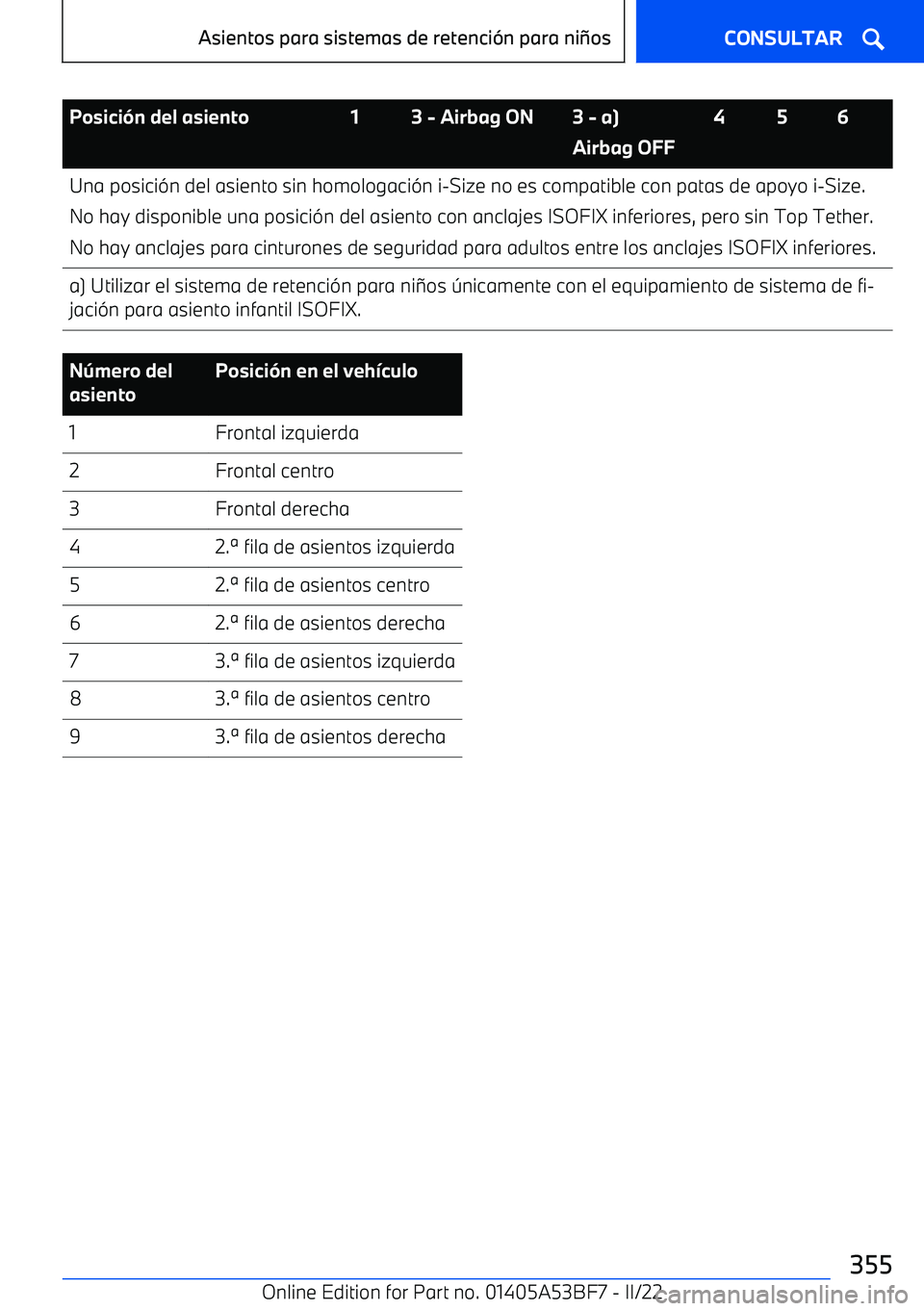 BMW X1 2022  Manuales de Empleo (in Spanish) Posici