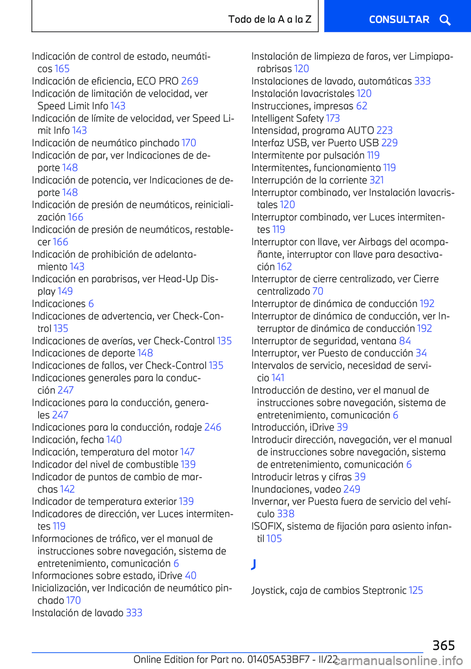BMW X1 2022  Manuales de Empleo (in Spanish) Indicaci
