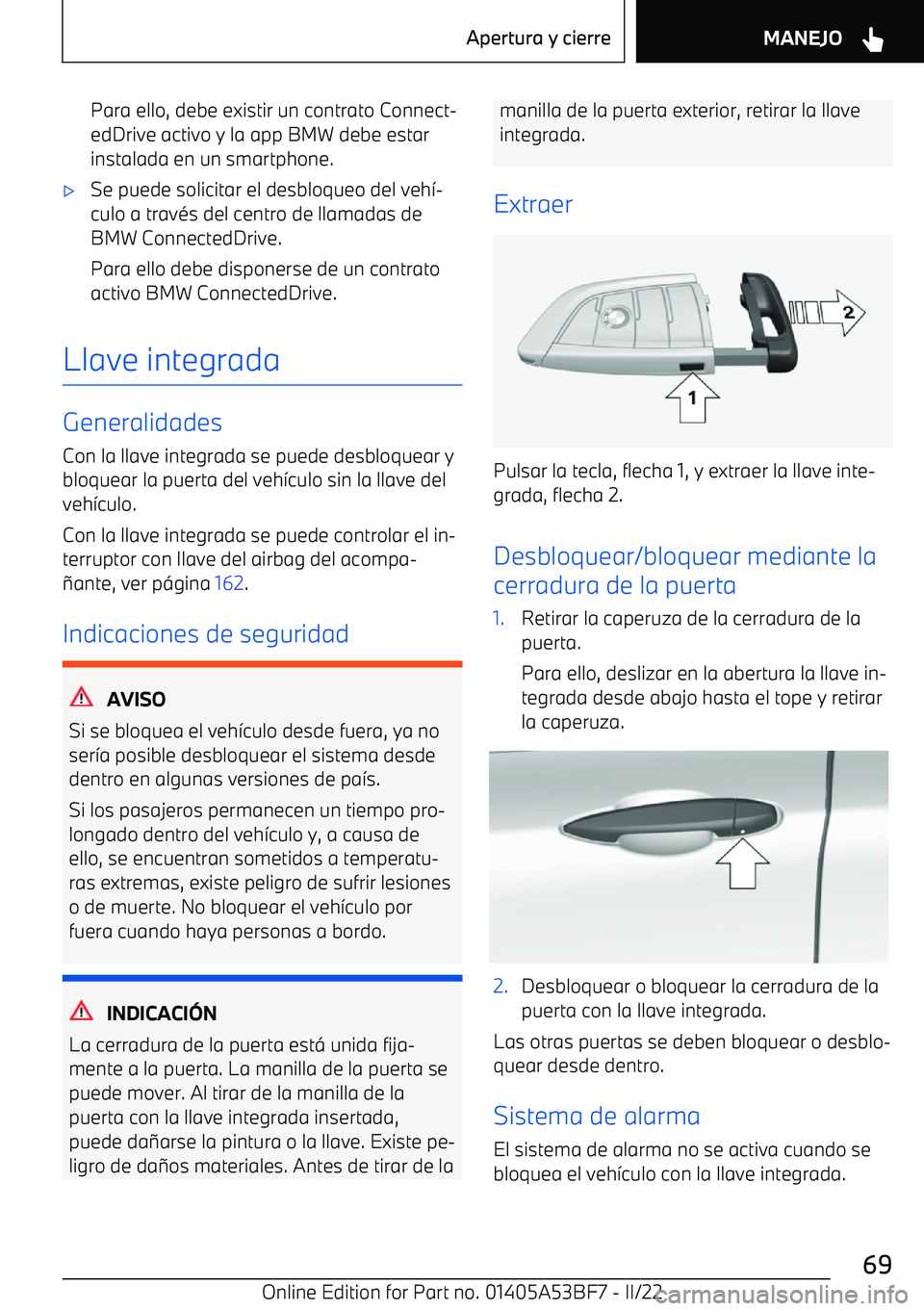 BMW X1 2022  Manuales de Empleo (in Spanish) Para ello, debe existir un contrato Connect