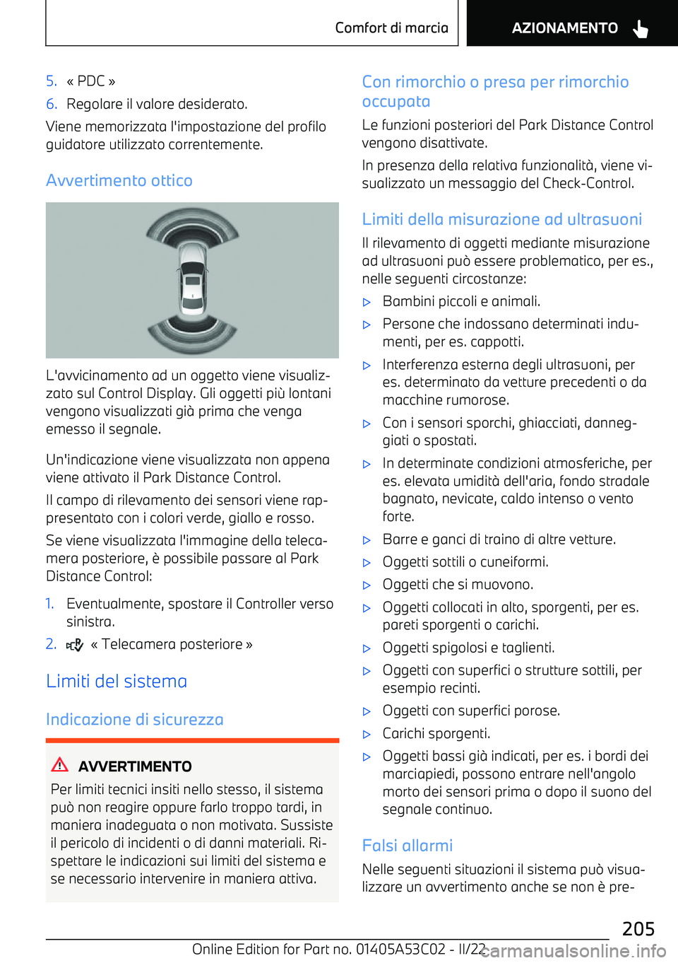 BMW X1 2022  Libretti Di Uso E manutenzione (in Italian) 5.