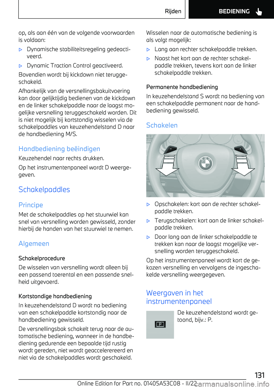 BMW X1 2022  Instructieboekjes (in Dutch) op, als aan 