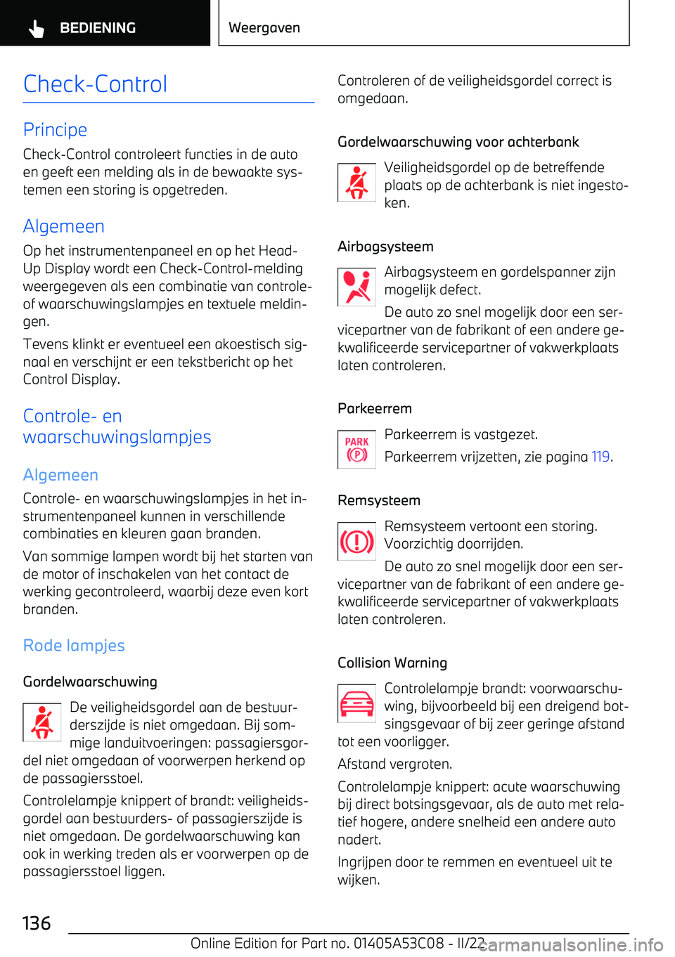 BMW X1 2022  Instructieboekjes (in Dutch) Check