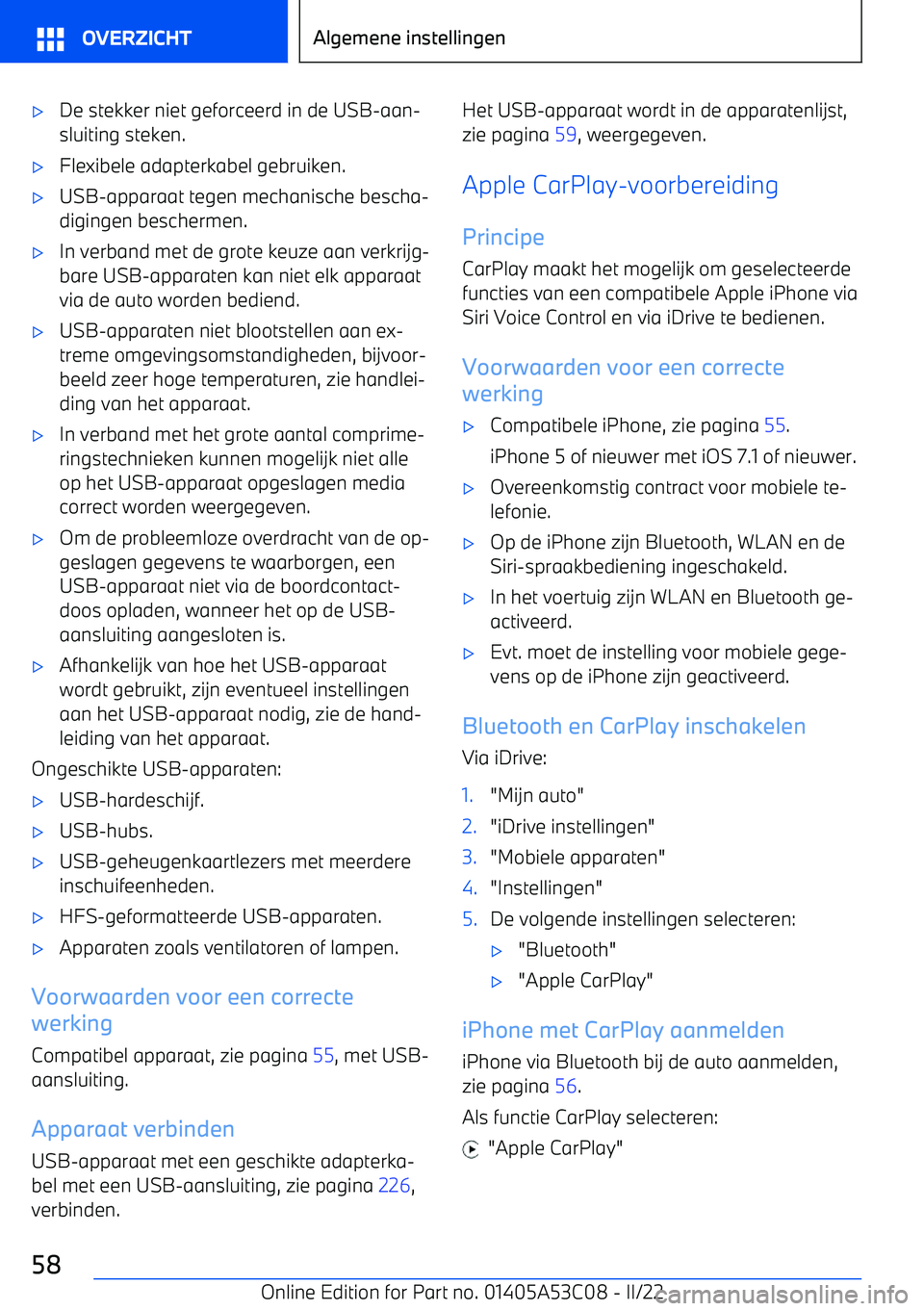 BMW X1 2022  Instructieboekjes (in Dutch) 