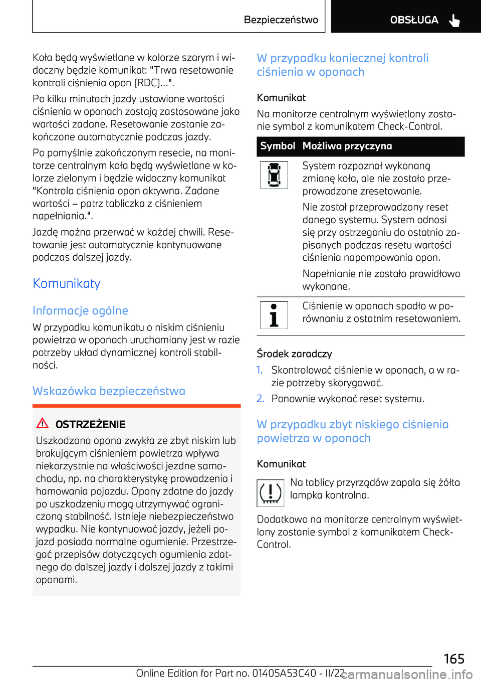 BMW X1 2022  Instrukcja obsługi (in Polish) Ko
