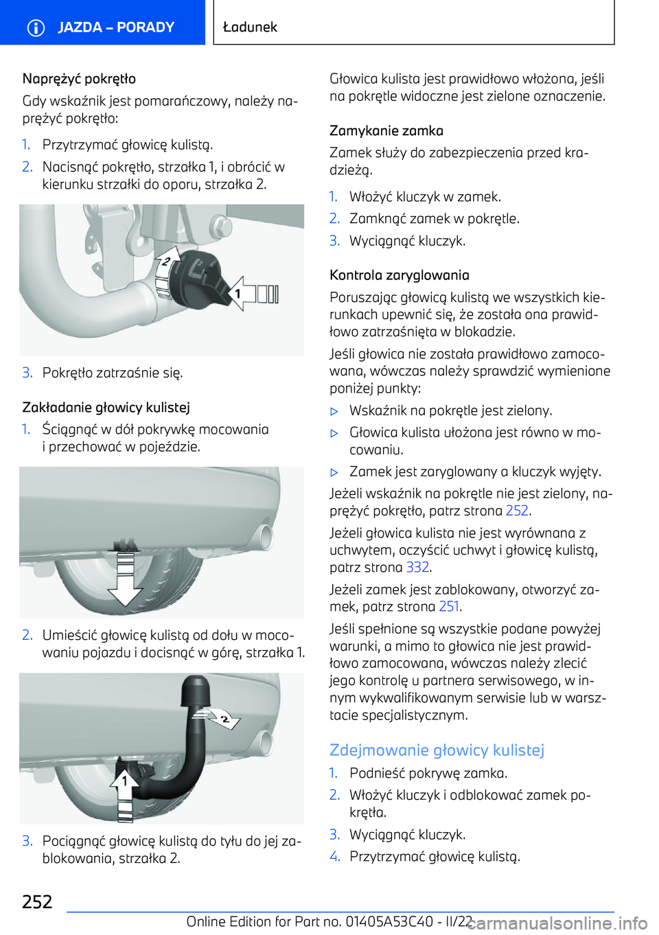 BMW X1 2022  Instrukcja obsługi (in Polish) Napr