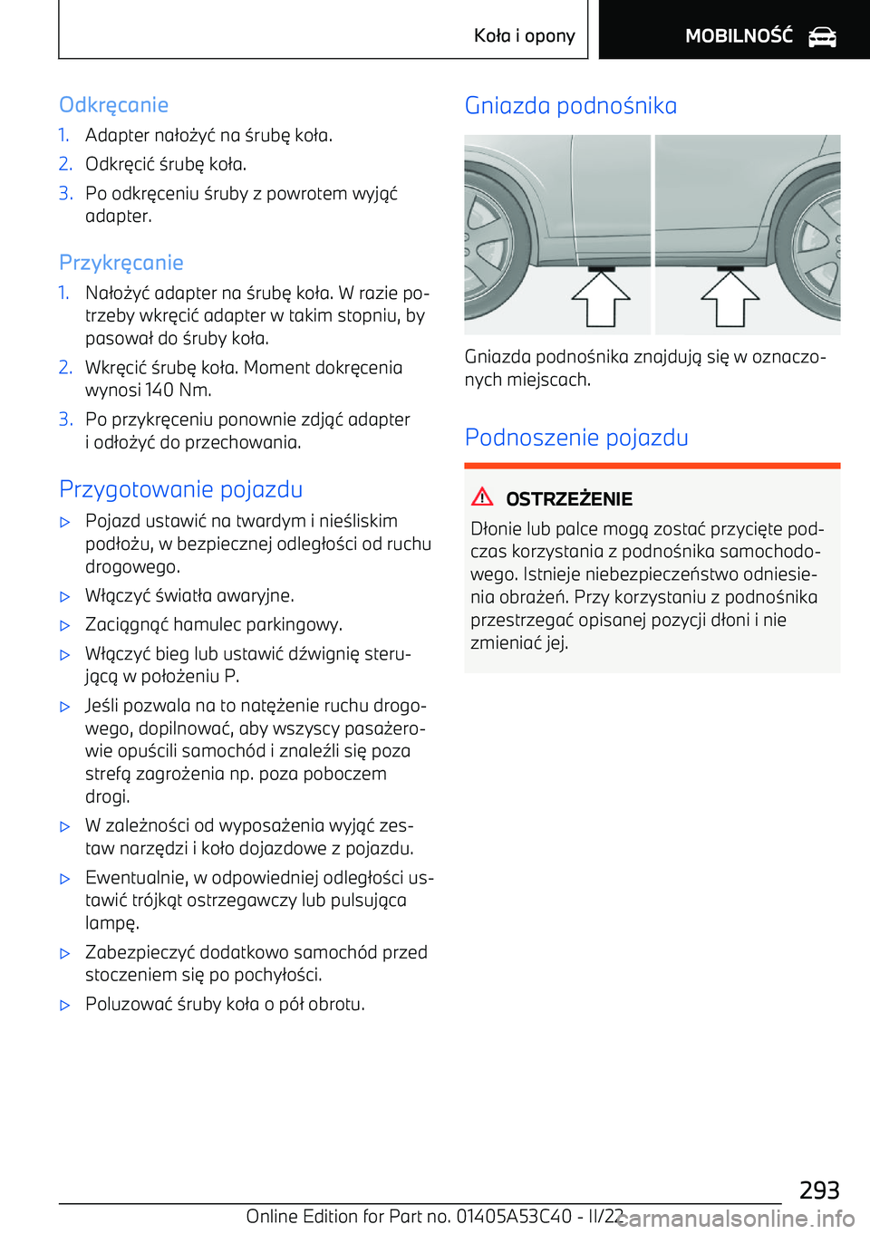 BMW X1 2022  Instrukcja obsługi (in Polish) Odkr
