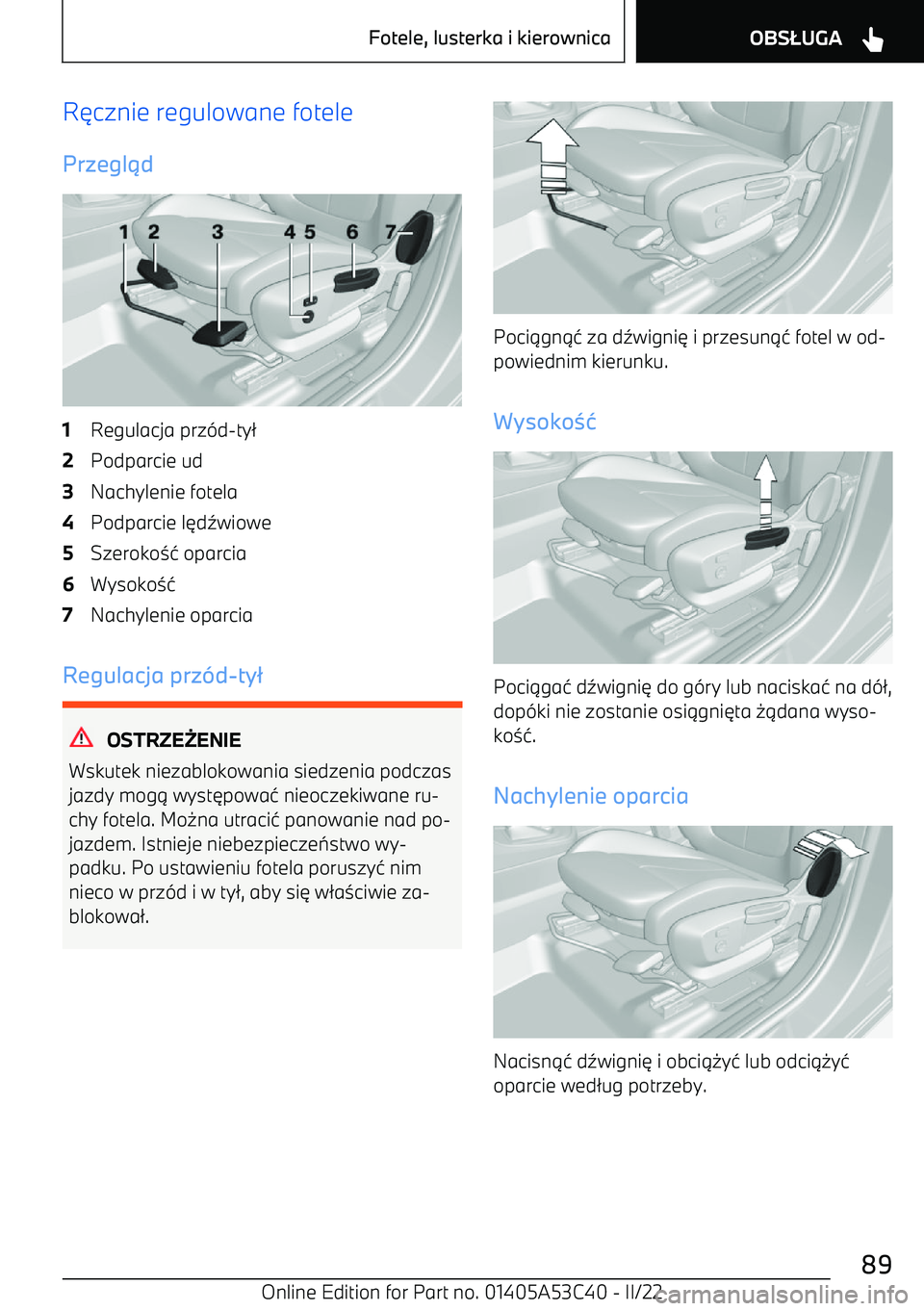 BMW X1 2022  Instrukcja obsługi (in Polish) R