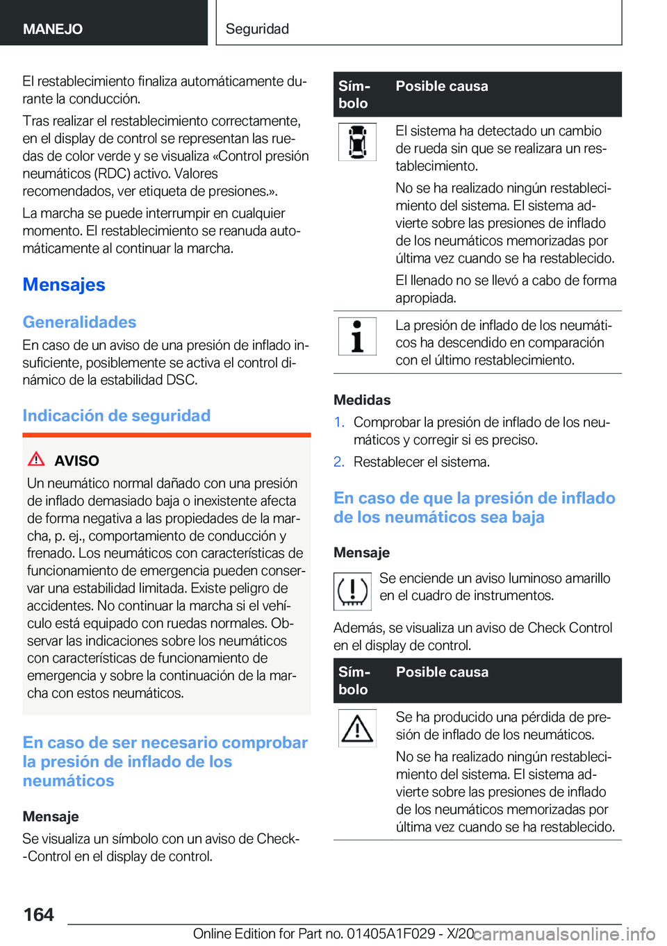 BMW X1 2021  Manuales de Empleo (in Spanish) �E�l��r�e�s�t�a�b�l�e�c�i�m�i�e�n�t�o��f�i�n�a�l�i�z�a��a�u�t�o�m�