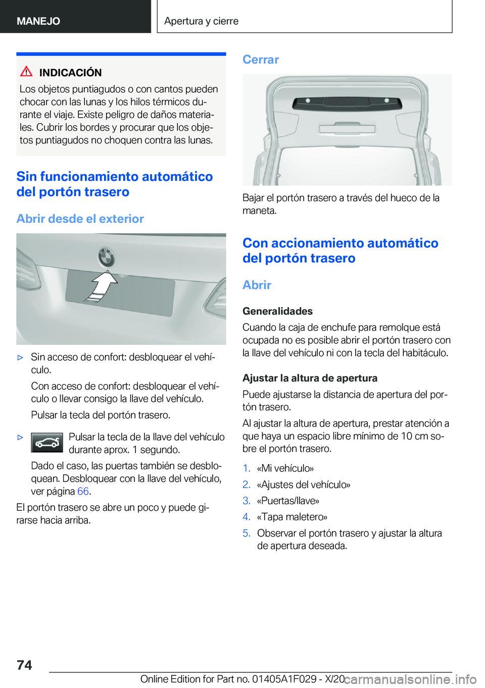 BMW X1 2021  Manuales de Empleo (in Spanish) �I�N�D�I�C�A�C�I�