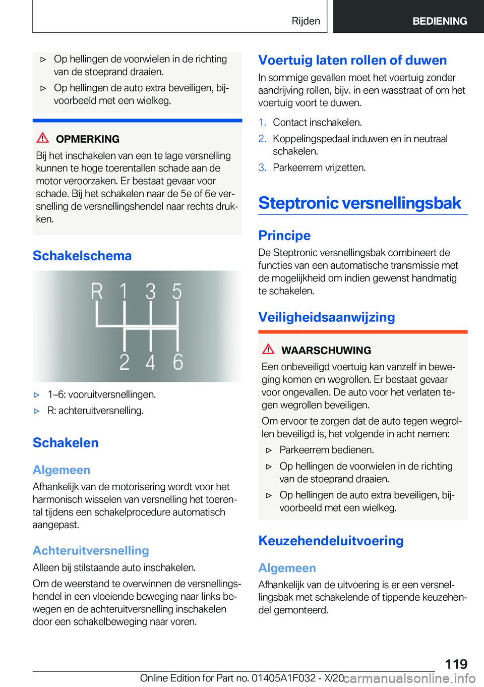 BMW X1 2021  Instructieboekjes (in Dutch) 'x�O�p��h�e�l�l�i�n�g�e�n��d�e��v�o�o�r�w�i�e�l�e�n��i�n��d�e��r�i�c�h�t�i�n�g
�v�a�n��d�e��s�t�o�e�p�r�a�n�d��d�r�a�a�i�e�n�.'x�O�p��h�e�l�l�i�n�g�e�n��d�e��a�u�t�o��e�x�t�r�a��
