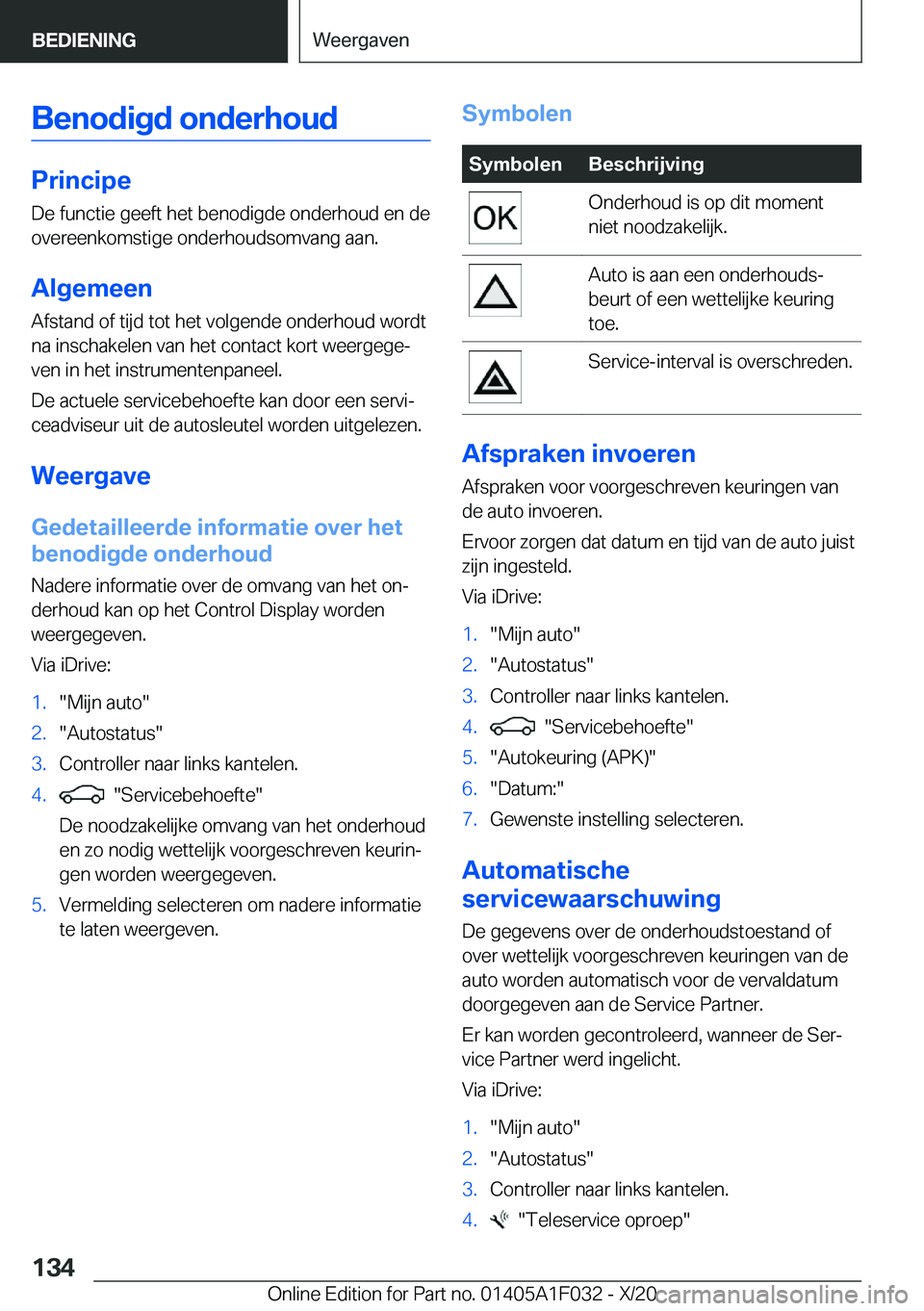 BMW X1 2021  Instructieboekjes (in Dutch) �B�e�n�o�d�i�g�d��o�n�d�e�r�h�o�u�d
�P�r�i�n�c�i�p�e
�D�e��f�u�n�c�t�i�e��g�e�e�f�t��h�e�t��b�e�n�o�d�i�g�d�e��o�n�d�e�r�h�o�u�d��e�n��d�e �o�v�e�r�e�e�n�k�o�m�s�t�i�g�e��o�n�d�e�r�h�o�u�d�s�