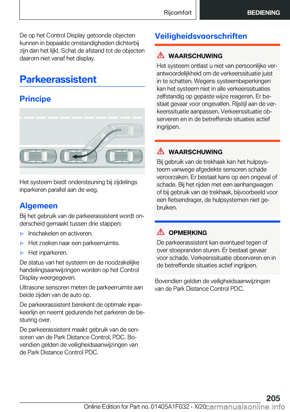 BMW X1 2021  Instructieboekjes (in Dutch) �D�e��o�p��h�e�t��C�o�n�t�r�o�l��D�i�s�p�l�a�y��g�e�t�o�o�n�d�e��o�b�j�e�c�t�e�n
�k�u�n�n�e�n��i�n��b�e�p�a�a�l�d�e��o�m�s�t�a�n�d�i�g�h�e�d�e�n��d�i�c�h�t�e�r�b�i�j �z�i�j�n��d�a�n��h�e�t