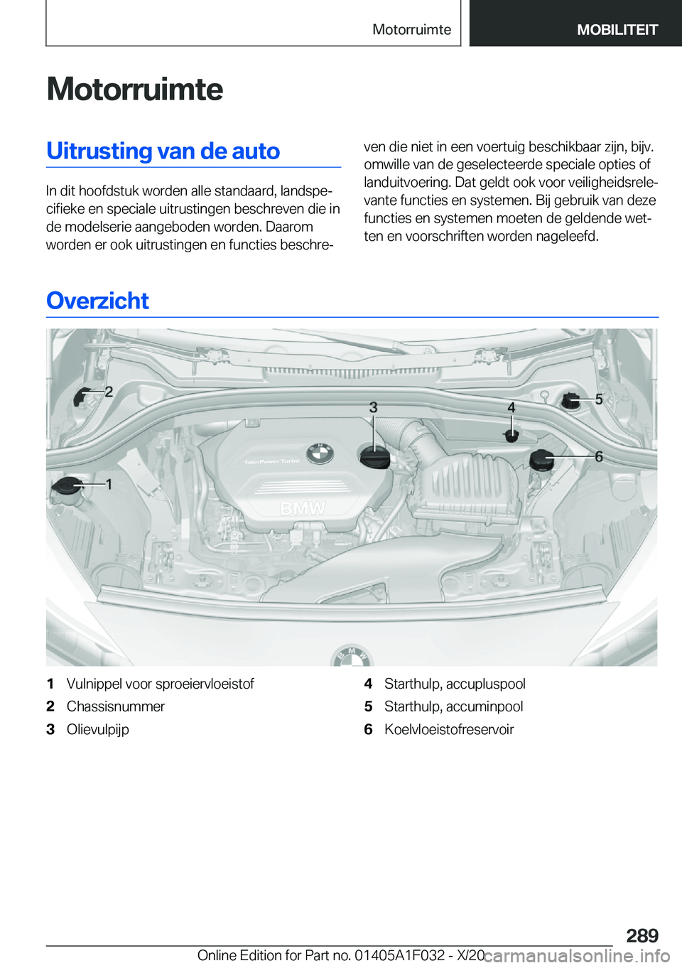 BMW X1 2021  Instructieboekjes (in Dutch) �M�o�t�o�r�r�u�i�m�t�e�U�i�t�r�u�s�t�i�n�g��v�a�n��d�e��a�u�t�o
�I�n��d�i�t��h�o�o�f�d�s�t�u�k��w�o�r�d�e�n��a�l�l�e��s�t�a�n�d�a�a�r�d�,��l�a�n�d�s�p�ej�c�i�f�i�e�k�e��e�n��s�p�e�c�i�a�l�