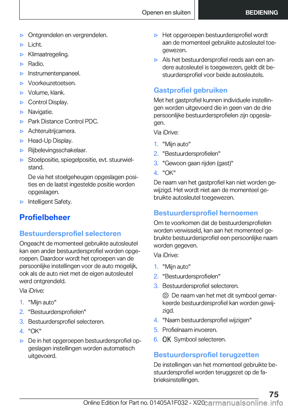 BMW X1 2021  Instructieboekjes (in Dutch) 'x�O�n�t�g�r�e�n�d�e�l�e�n��e�n��v�e�r�g�r�e�n�d�e�l�e�n�.'x�L�i�c�h�t�.'x�K�l�i�m�a�a�t�r�e�g�e�l�i�n�g�.'x�R�a�d�i�o�.'x�I�n�s�t�r�u�m�e�n�t�e�n�p�a�n�e�e�l�.'x�V�o�o�r�k�e