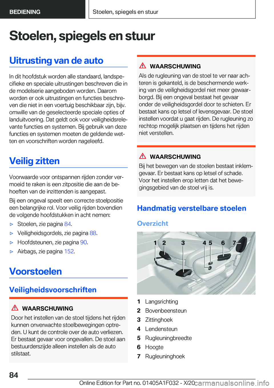 BMW X1 2021  Instructieboekjes (in Dutch) �S�t�o�e�l�e�n�,��s�p�i�e�g�e�l�s��e�n��s�t�u�u�r�U�i�t�r�u�s�t�i�n�g��v�a�n��d�e��a�u�t�o
�I�n��d�i�t��h�o�o�f�d�s�t�u�k��w�o�r�d�e�n��a�l�l�e��s�t�a�n�d�a�a�r�d�,��l�a�n�d�s�p�ej�c�i�f�