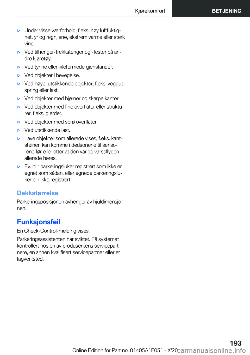 BMW X1 2021  InstruksjonsbØker (in Norwegian) x�U�n�d�e�r��v�i�s�s�e��v�æ�r�f�o�r�h�o�l�d�,��f�.�e�k�s�.��h�