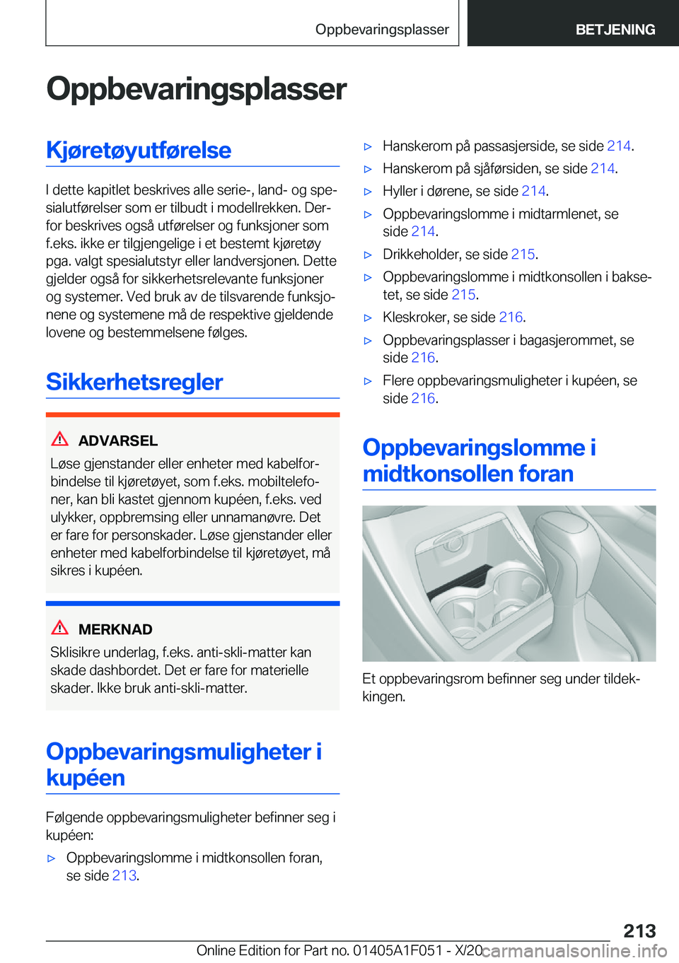 BMW X1 2021  InstruksjonsbØker (in Norwegian) �O�p�p�b�e�v�a�r�i�n�g�s�p�l�a�s�s�e�r�K�j�
