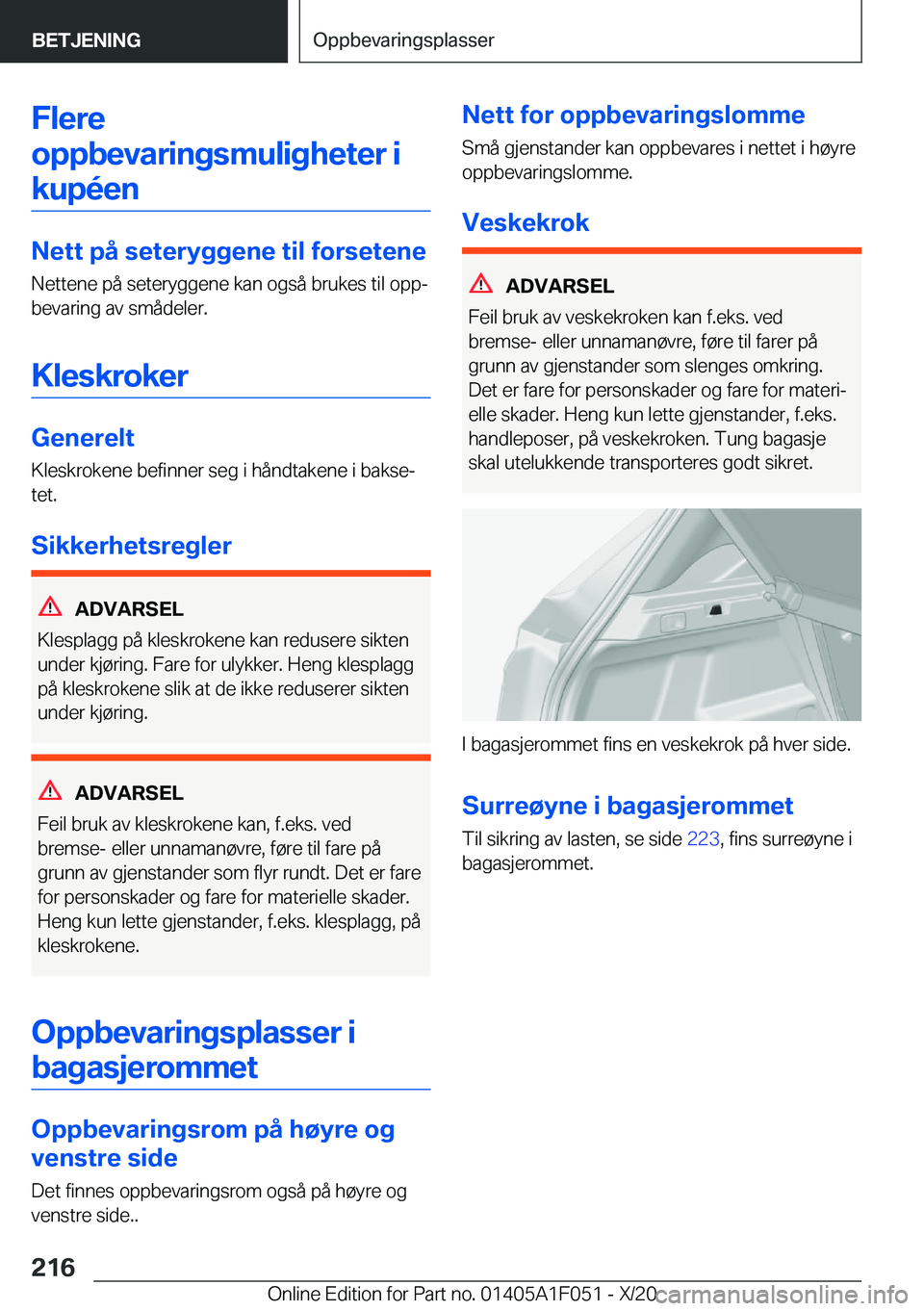 BMW X1 2021  InstruksjonsbØker (in Norwegian) �F�l�e�r�e
�o�p�p�b�e�v�a�r�i�n�g�s�m�u�l�i�g�h�e�t�e�r��i �k�u�p�