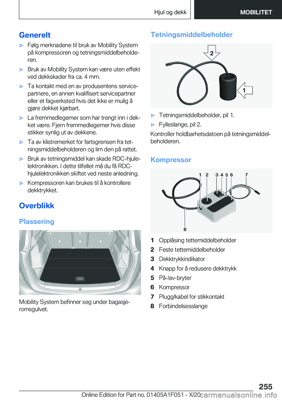 BMW X1 2021  InstruksjonsbØker (in Norwegian) �G�e�n�e�r�e�l�tx�F�