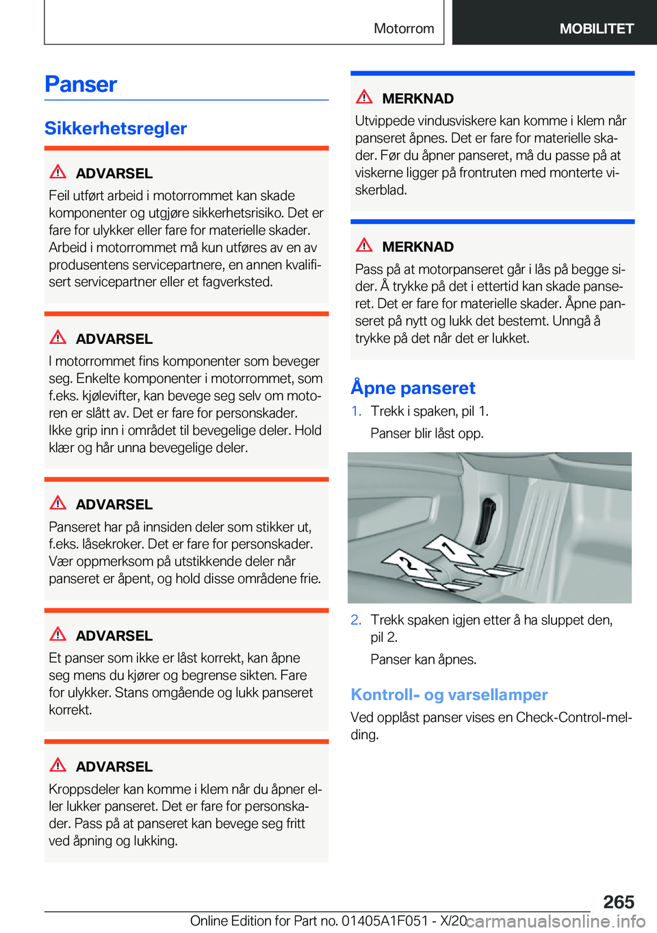 BMW X1 2021  InstruksjonsbØker (in Norwegian) �P�a�n�s�e�r
�S�i�k�k�e�r�h�e�t�s�r�e�g�l�e�r
�A�D�V�A�R�S�E�L
�F�e�i�l��u�t�f�