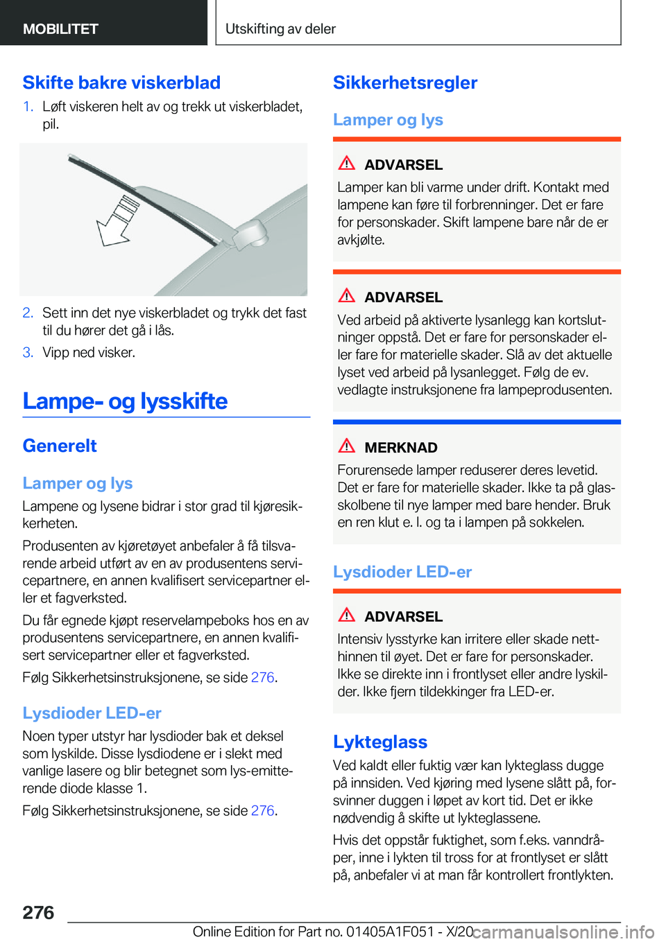BMW X1 2021  InstruksjonsbØker (in Norwegian) �S�k�i�f�t�e��b�a�k�r�e��v�i�s�k�e�r�b�l�a�d�1�.�L�