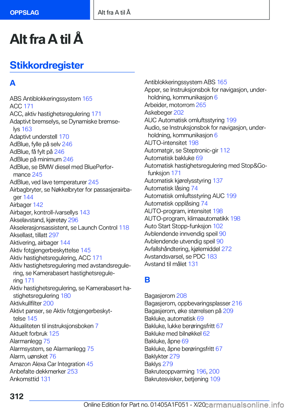 BMW X1 2021  InstruksjonsbØker (in Norwegian) �A�l�t��f�r�a��A��t�i�l��