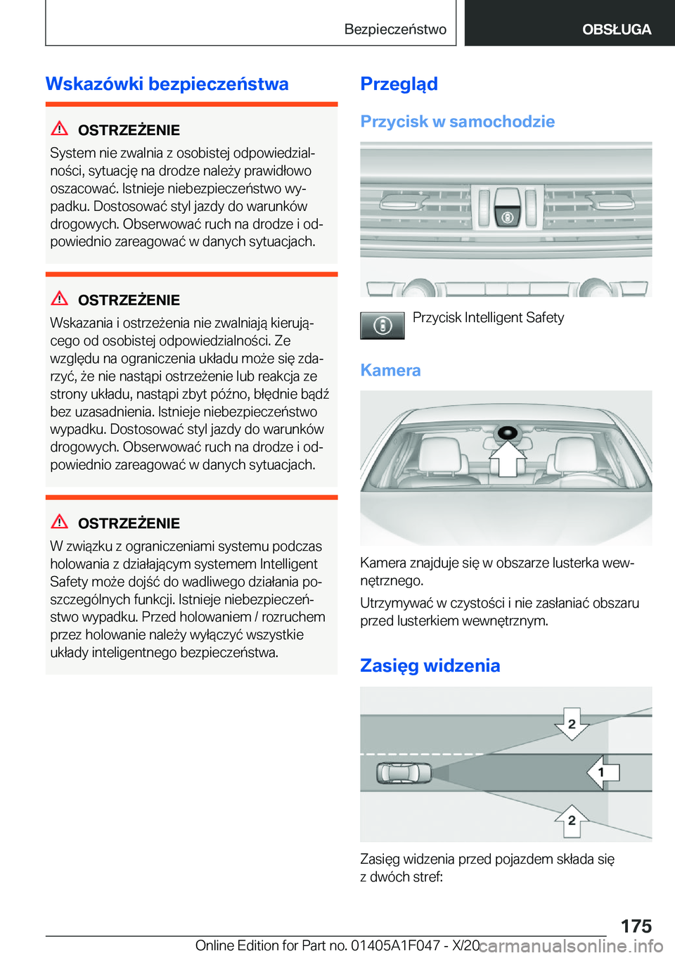 BMW X1 2021  Instrukcja obsługi (in Polish) �W�s�k�a�z�