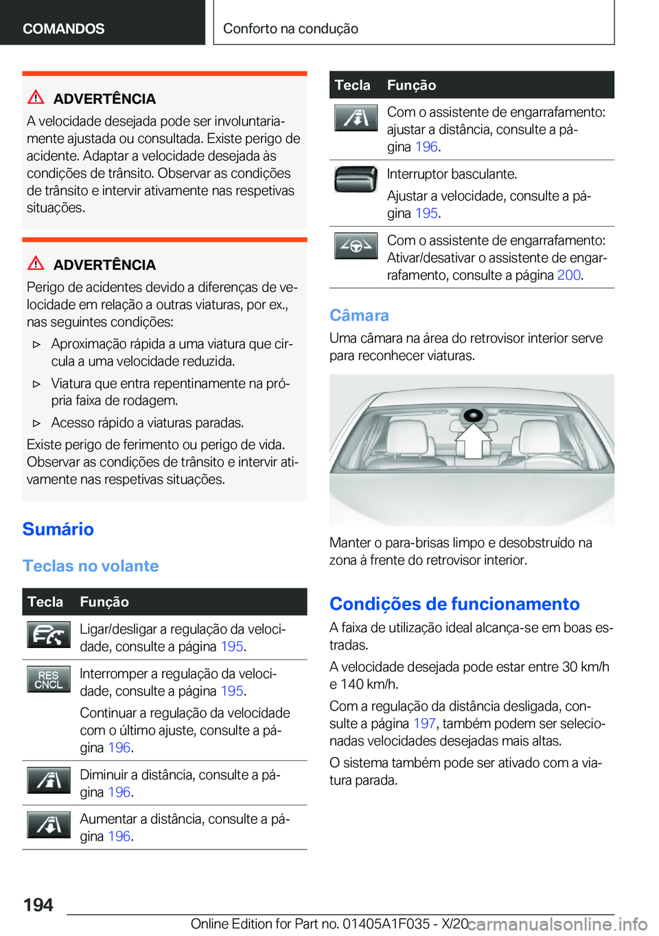 BMW X1 2021  Manual do condutor (in Portuguese) �A�D�V�E�R�T�
