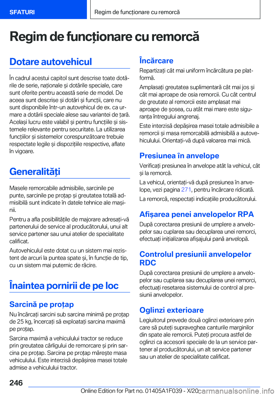 BMW X1 2021  Ghiduri De Utilizare (in Romanian) �R�e�g�i�m��d�e��f�u�n�c�i�o�n�a�r�e��c�u��r�e�m�o�r�c�