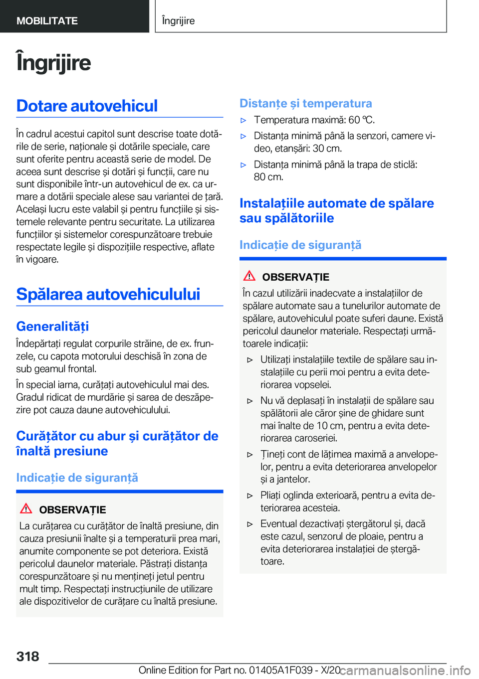 BMW X1 2021  Ghiduri De Utilizare (in Romanian) �
