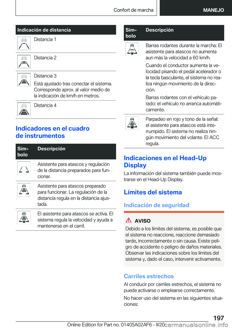 BMW X1 2020  Manuales de Empleo (in Spanish) �I�n�d�i�c�a�c�i�