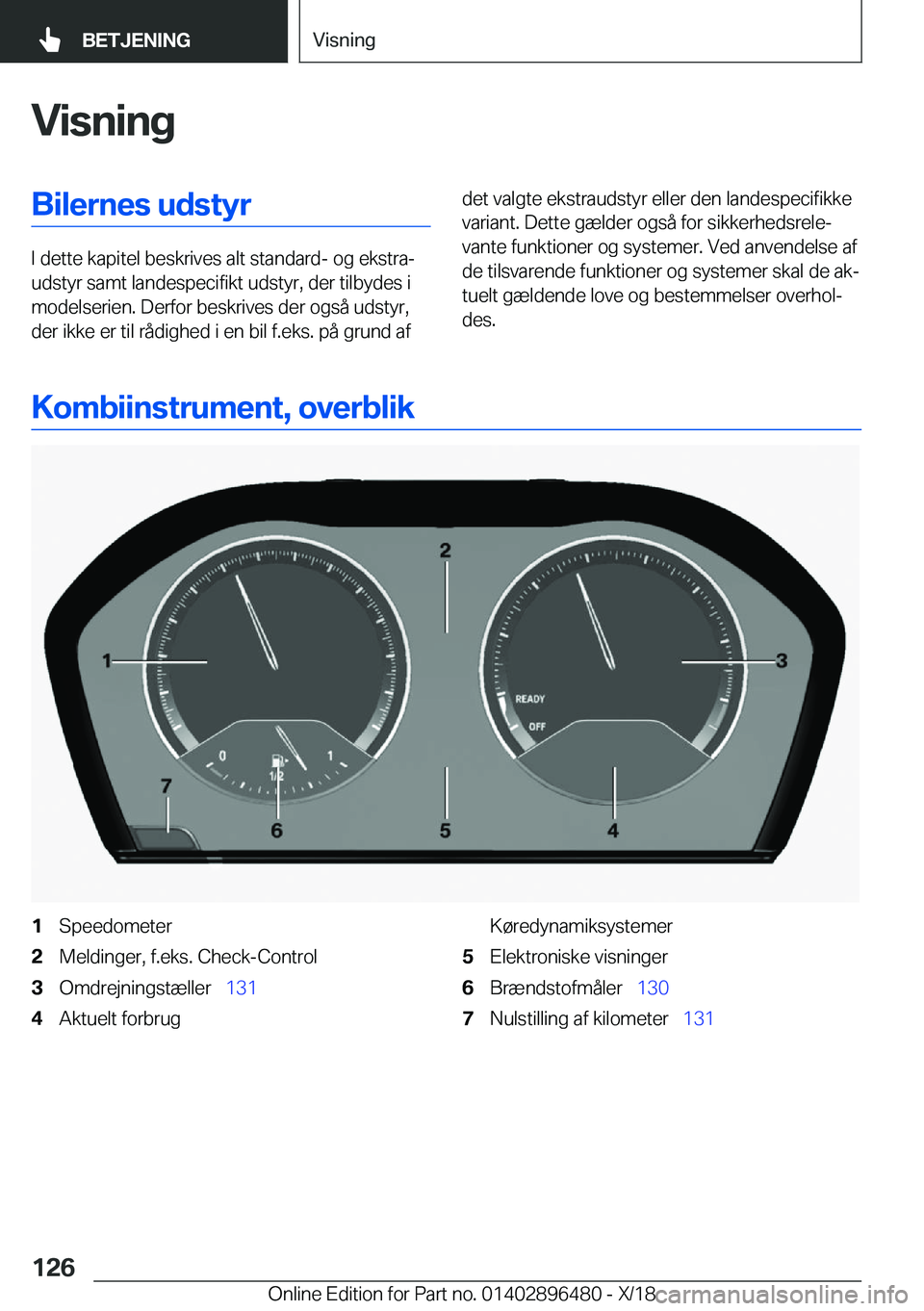 BMW X1 2019  InstruktionsbØger (in Danish) �V�i�s�n�i�n�g�B�i�l�e�r�n�e�s��u�d�s�t�y�r
�I��d�e�t�t�e��k�a�p�i�t�e�l��b�e�s�k�r�i�v�e�s��a�l�t��s�t�a�n�d�a�r�d�-��o�g��e�k�s�t�r�aj
�u�d�s�t�y�r��s�a�m�t��l�a�n�d�e�s�p�e�c�i�f�i�k�t�