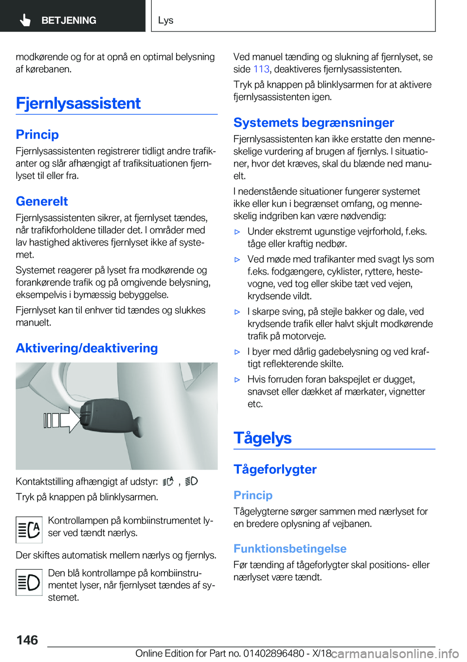 BMW X1 2019  InstruktionsbØger (in Danish) �m�o�d�k�