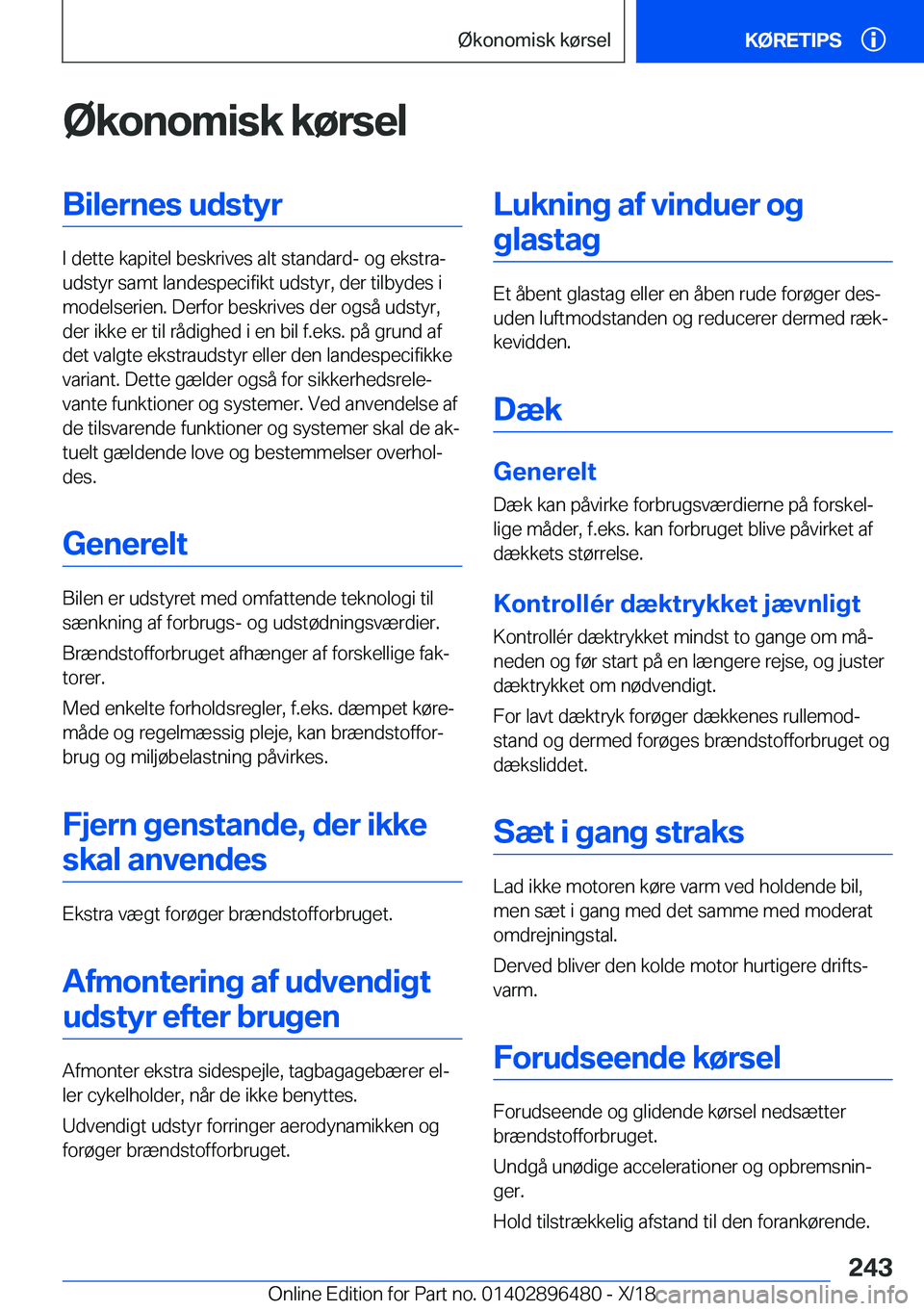 BMW X1 2019  InstruktionsbØger (in Danish) �
